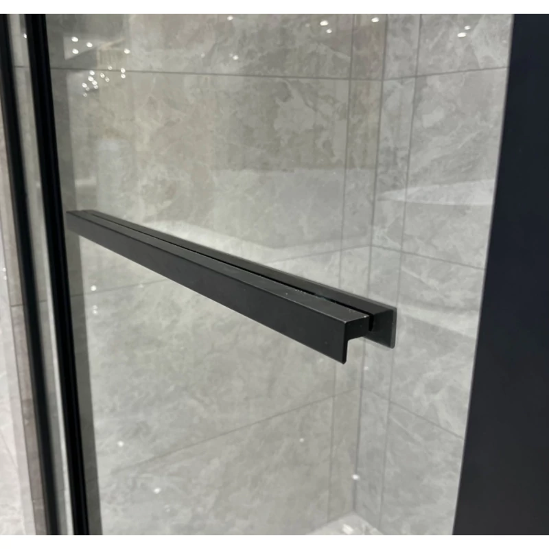 Firenze Cabină de duș Black 6mm 70cm