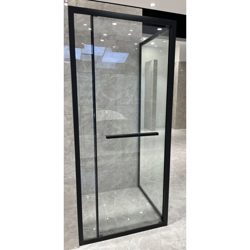Firenze Cabină de duș Black 6mm 70cm