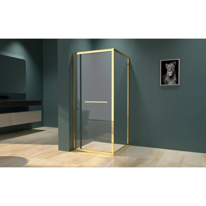 Firenze Cabină de duș Gold 6mm 80cm