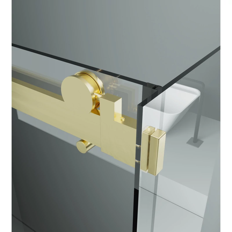 Milano || Duo Gold Cabină de duș 100x100, 195cm, 8mm
