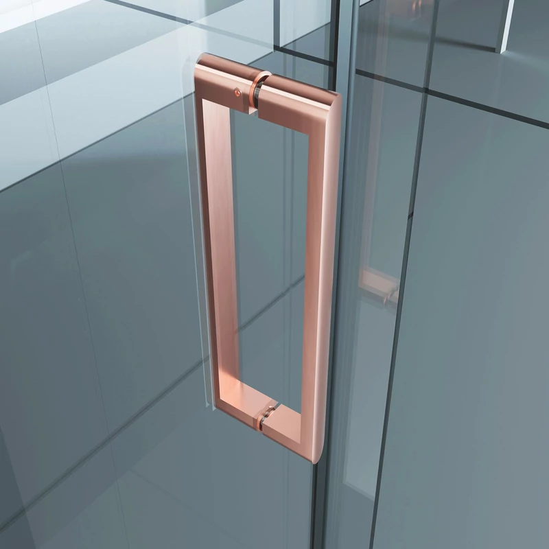 Milano || Duo Rose Gold Cabină de duș 80x120, 195cm, 8mm