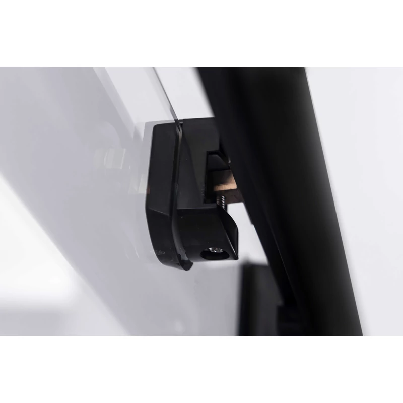 Motril Negru Cabină de duș 80x80, 190cm, 6mm, NANO