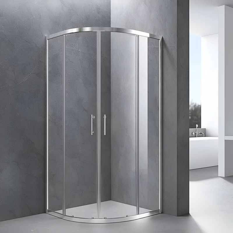 MURCIA curbat Cabină de duș 80x80, 90x90, 190/195cm, 6mm