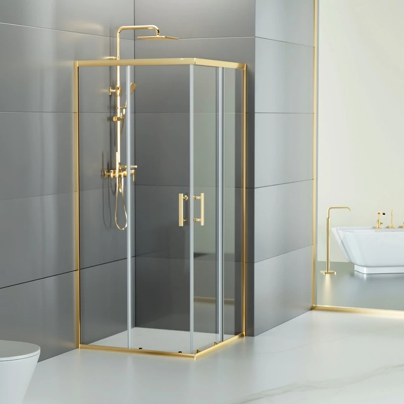 Motril Gold Cabină de duș 80x80, 190cm, 6mm NANO