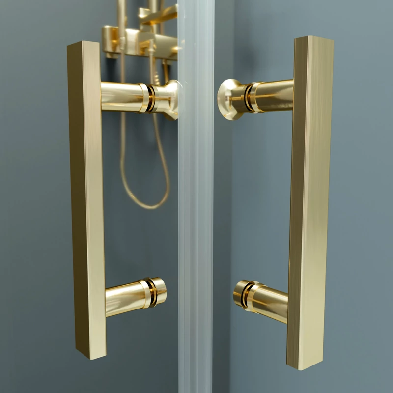 Motril Gold Cabină de duș 80x80, 190cm, 6mm NANO