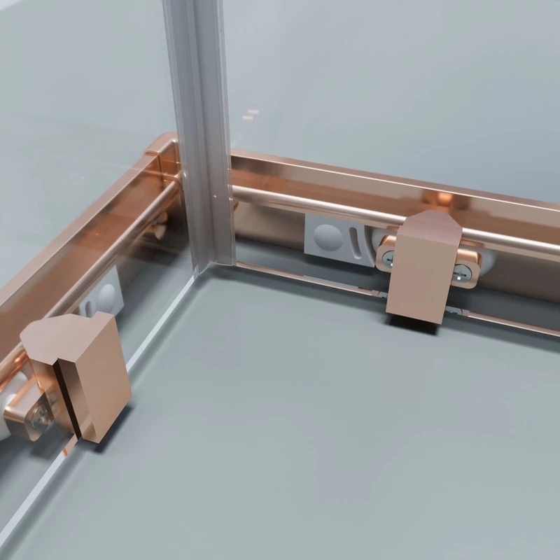 Motril || Rose Gold Cabină de duș 80x80, 190cm, 6mm NANO
