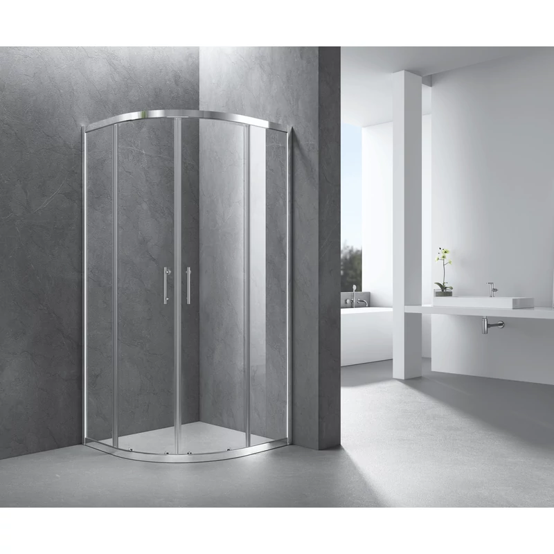 Murcia Cabină De Duș Semirotundă 80x80, 190cm, 6mm, NANO