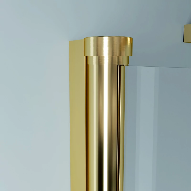Rubio || Gold Cabină de duș 80x80, 195cm, 6mm