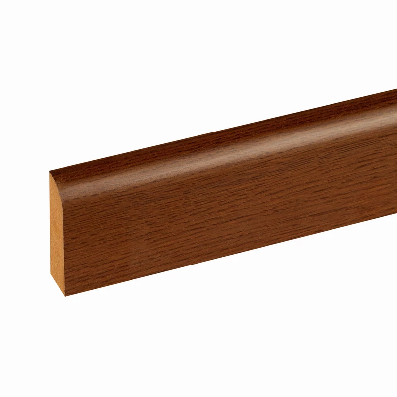 W-STEP || plintă pentru pardoseală pentru pardoseală laminată, imitatie stejar închis, 2400x60x15 mm