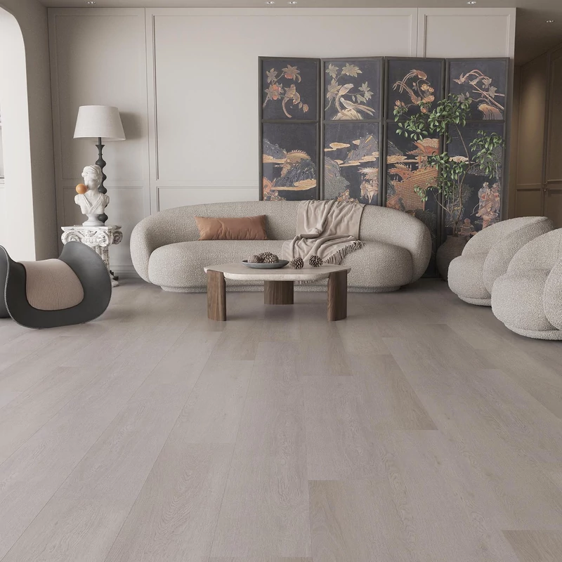 W-STEP pardoseală vinilică SPC, imitatie stejar gri, 1220x183x5 mm