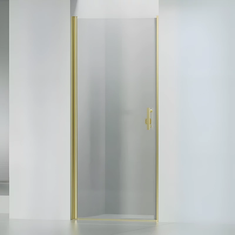 Madeira || Gold 80 ușă de duș care se deschide, 190cm, 6mm