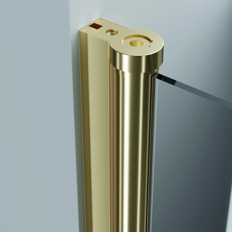 Westy Gold 80 ușă de duș batantă cu două canaturi, 195cm, 6mm