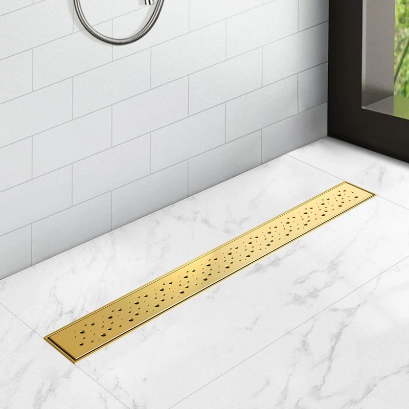 Lotaringia || Gold scurgere de duș liniară, 60 cm