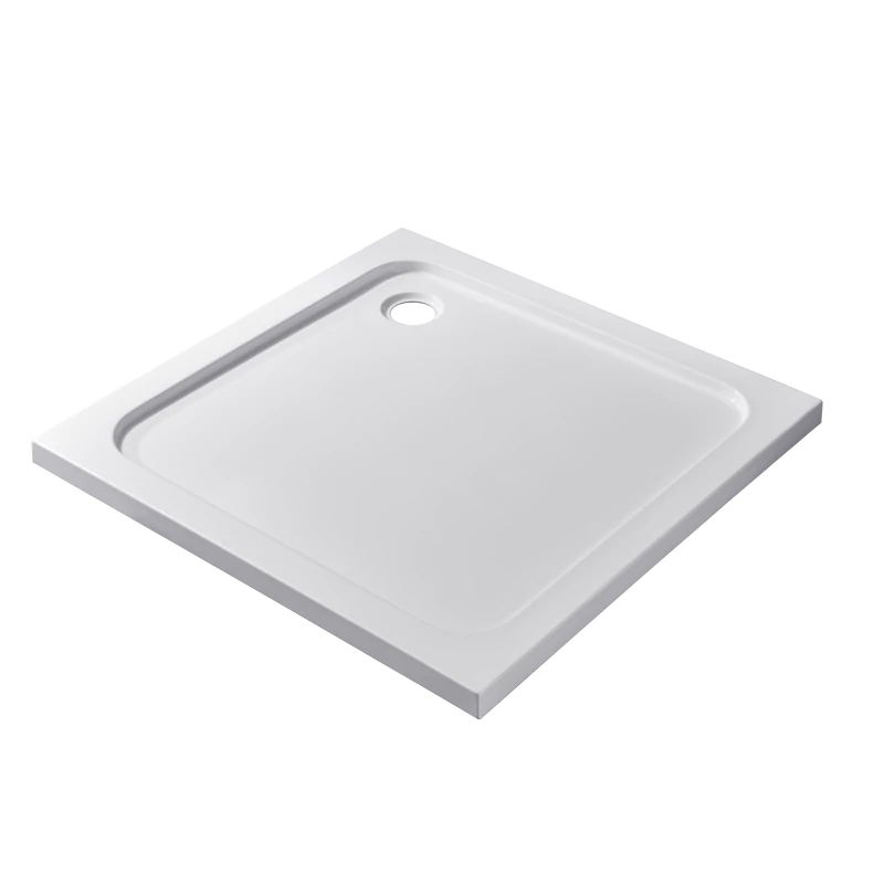 Coria 80x80x 5 cm tăviță de duș pătrată, acrilică