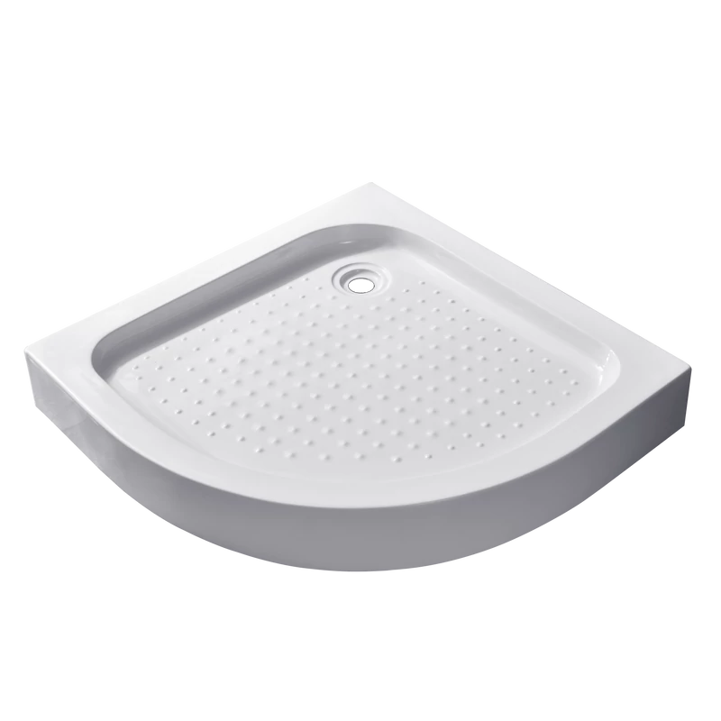 Almagro 80x80x13,5 cm tăviță de duș semicirculară, acrilică
