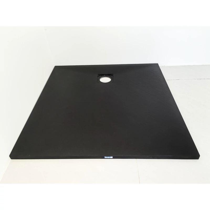 Cagliari Black 80x80x2,6 cm tăviță de duș pătrată, SMC
