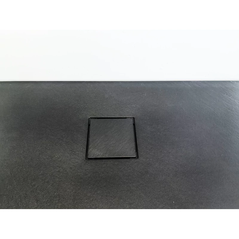 Cagliari Black 80x80x2,6 cm tăviță de duș pătrată, SMC