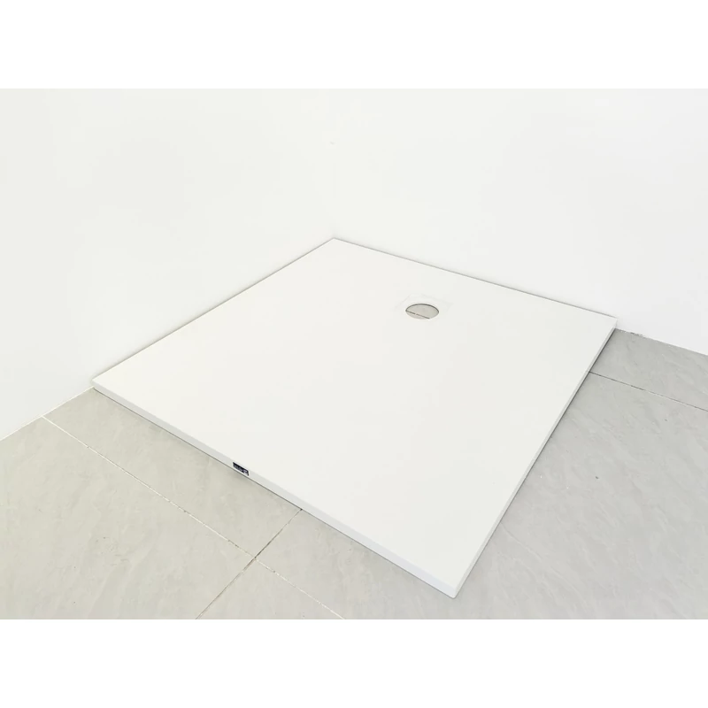 Cagliari White 80x80x2,6 cm tăviță de duș pătrată, SMC