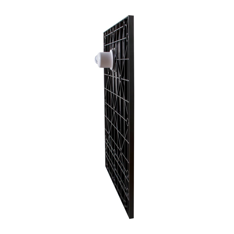 Cagliari || Black 80x100x2,6 cm Cădiță de duș pătrată, SMC, cu sifon inclus