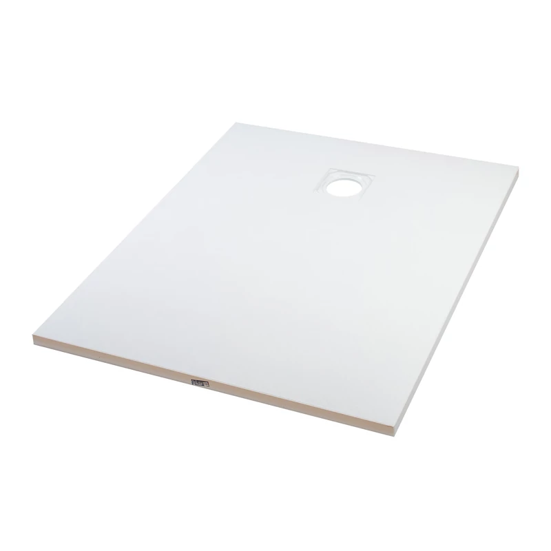 Cagliari || White 90x120x2,6 cm Cădiță de duș pătrată, SMC, cu sifon inclus
