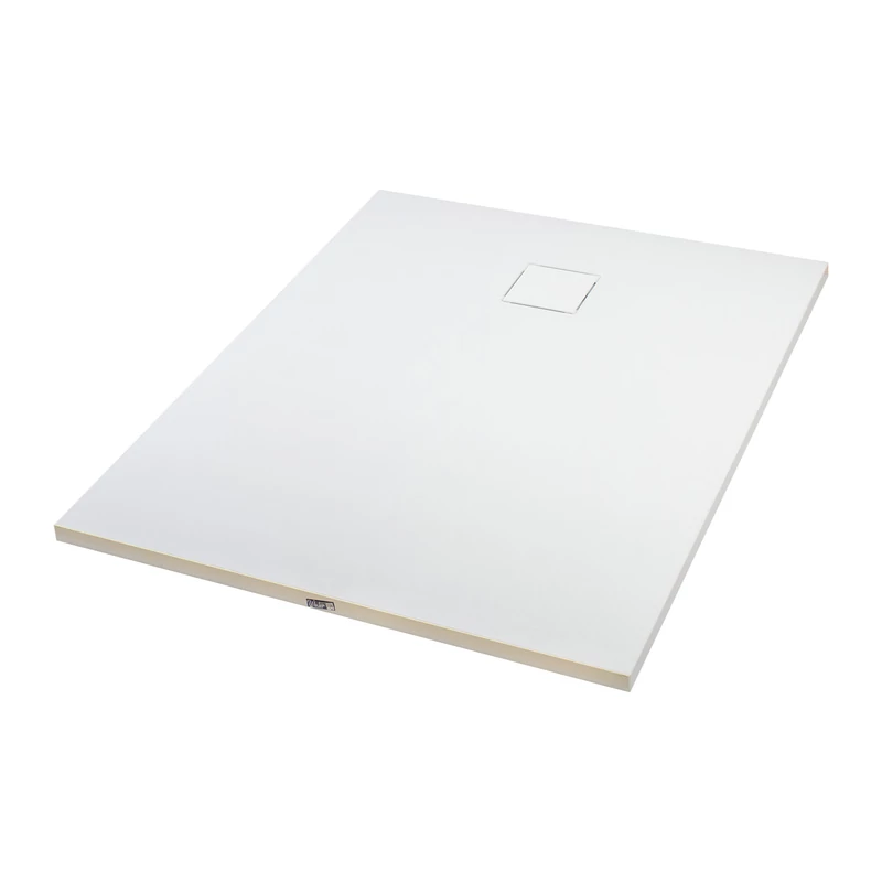 Cagliari || White 90x120x2,6 cm Cădiță de duș pătrată, SMC, cu sifon inclus