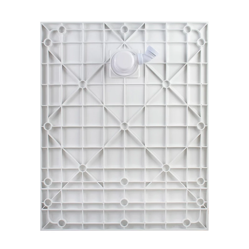 Cagliari || White 90x120x2,6 cm Cădiță de duș pătrată, SMC, cu sifon inclus