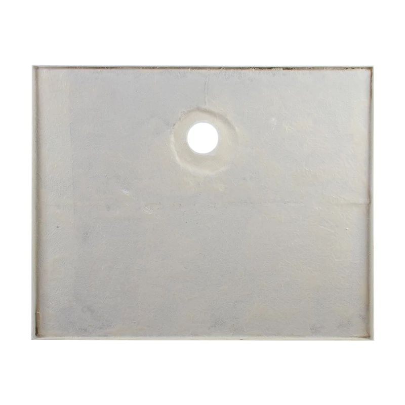 Coria || 80x100x5 cm Cădiță de duș pătrată, dreptunghiulară, acril, cu sifon inclus