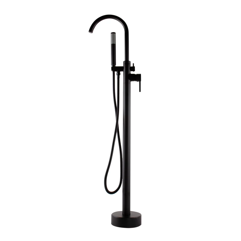 Korfu || Black Baterie freestanding pentru cadă