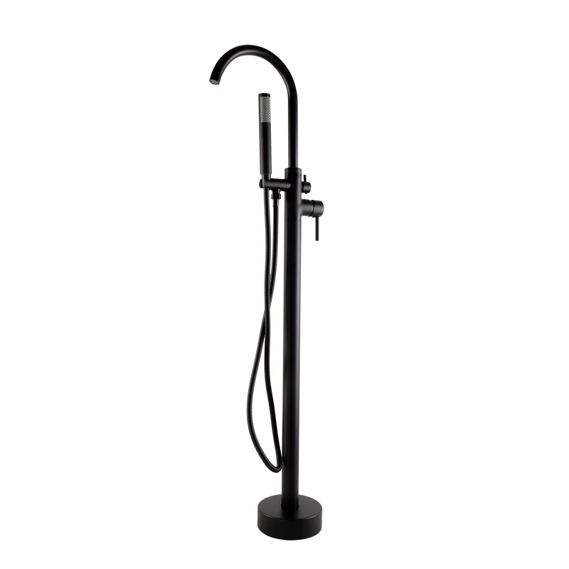 Korfu || Black Baterie freestanding pentru cadă