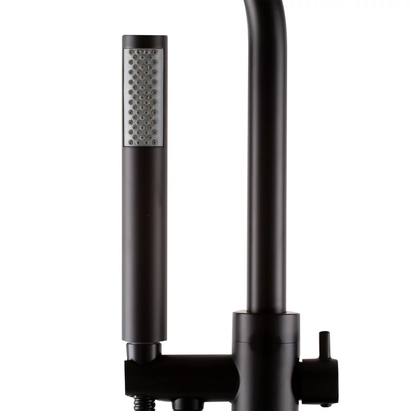 Korfu || Black Baterie freestanding pentru cadă
