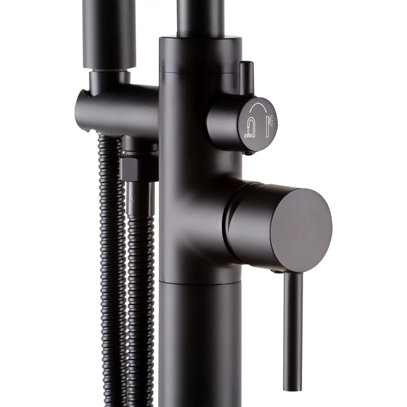 Korfu || Black Baterie freestanding pentru cadă