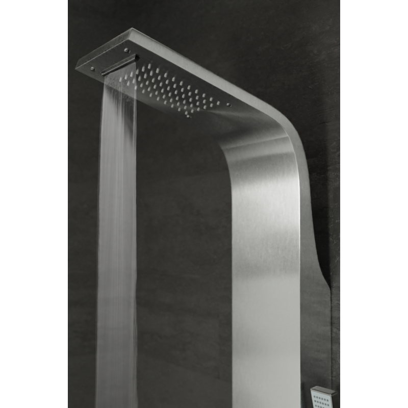 Alegre Silver Panel duș, oțel inoxidabil