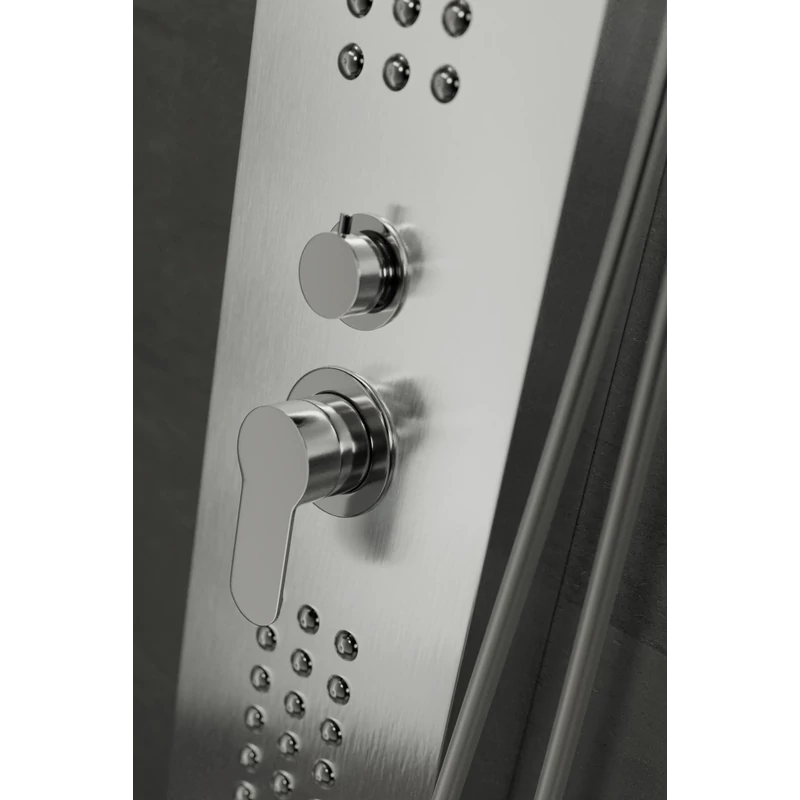 Alegre || Silver Panel duș, oțel inoxidabil