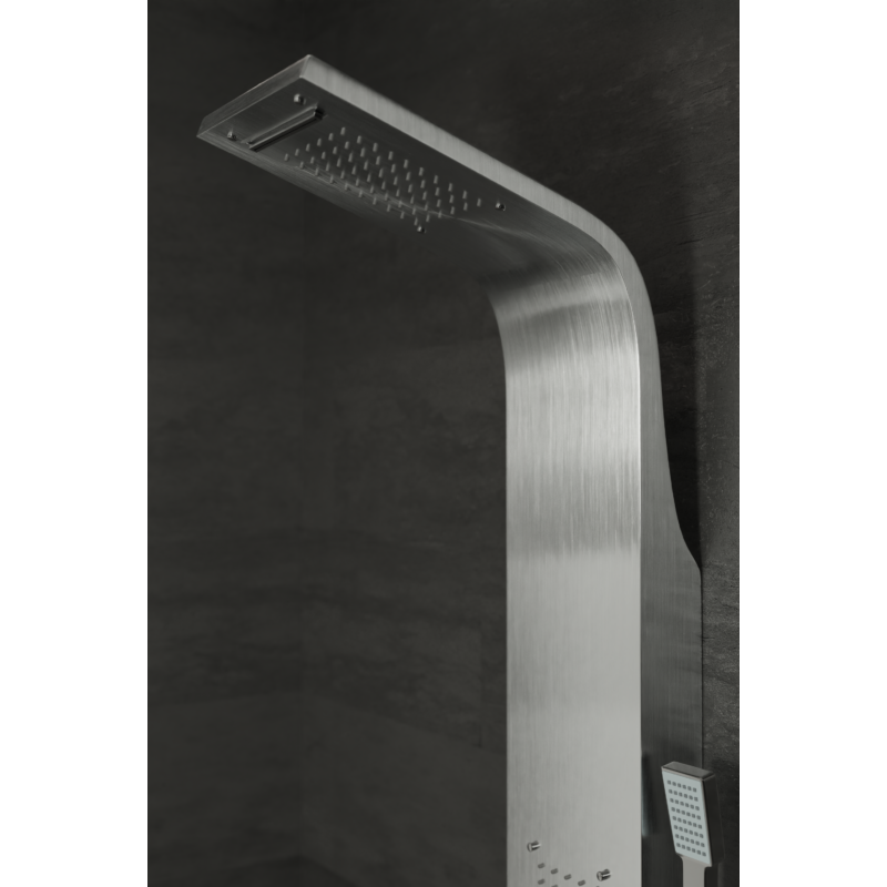 Bologna Silver Panel duș, oțel inoxidabil