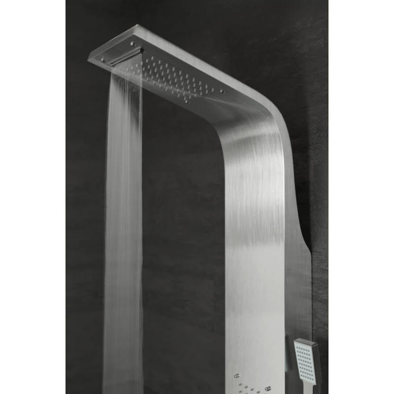 Bologna Silver Panel duș, oțel inoxidabil