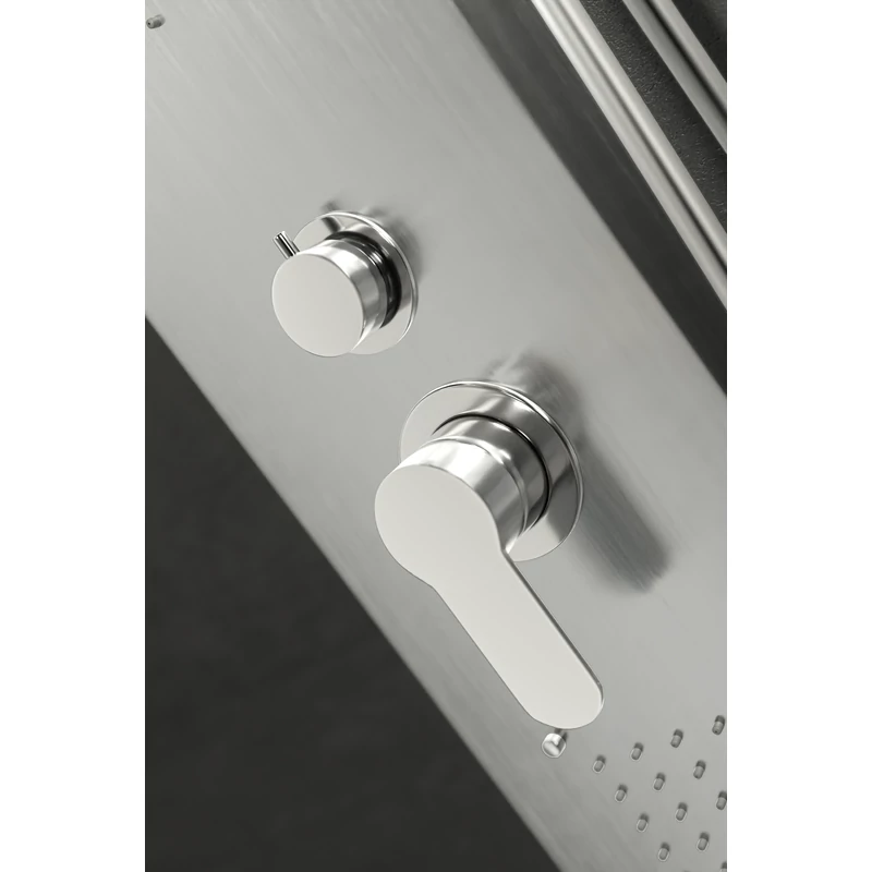 Merin || Silver Panel duș, oțel inoxidabil