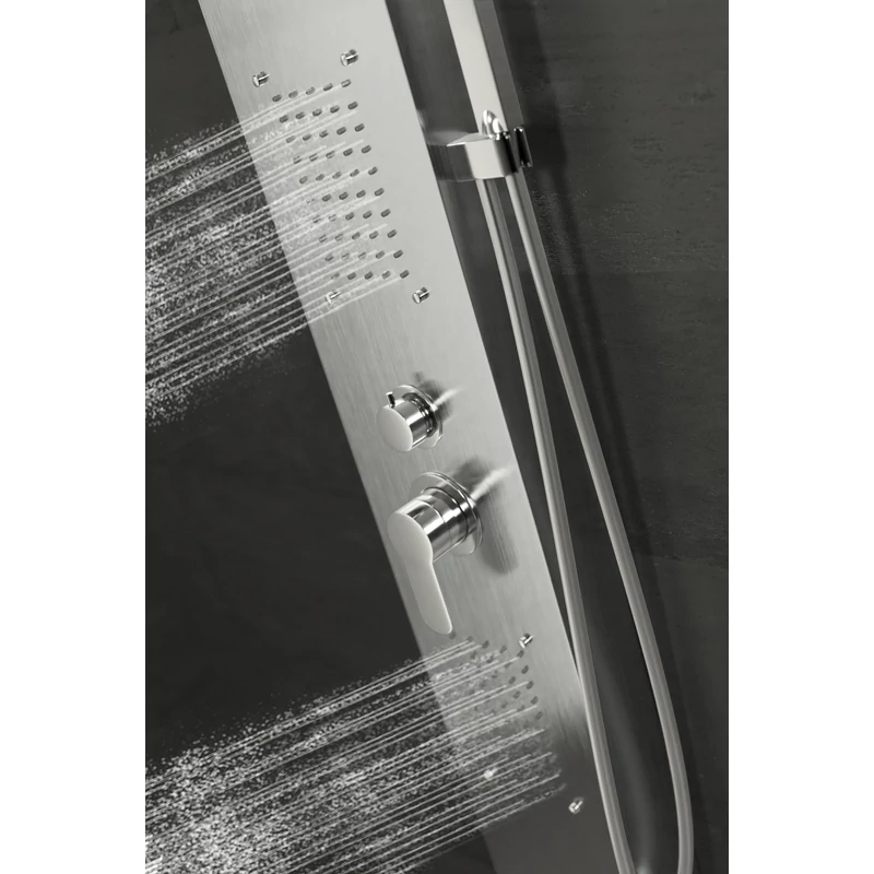 Merin Silver Panel duș, oțel inoxidabil