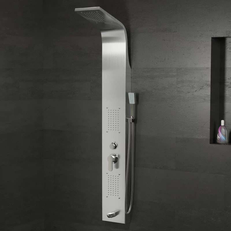 Merin || Silver Panel duș, oțel inoxidabil