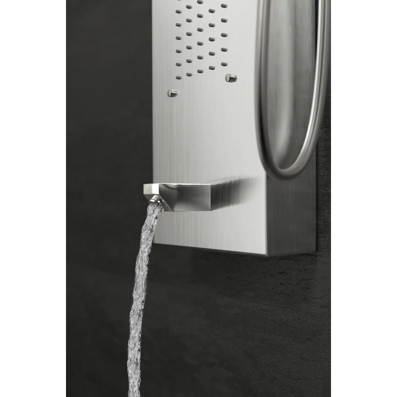 Merin Silver Panel duș, oțel inoxidabil