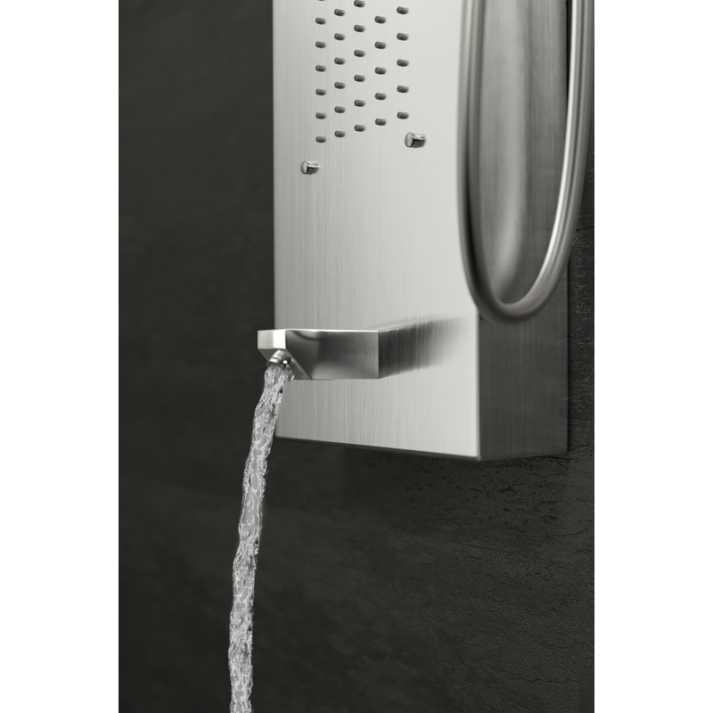 Merin Silver Panel duș, oțel inoxidabil