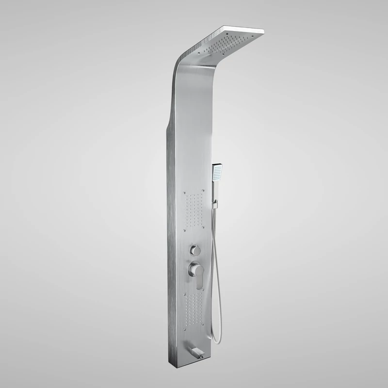 Merin Silver Panel de duș, oțel inoxidabil