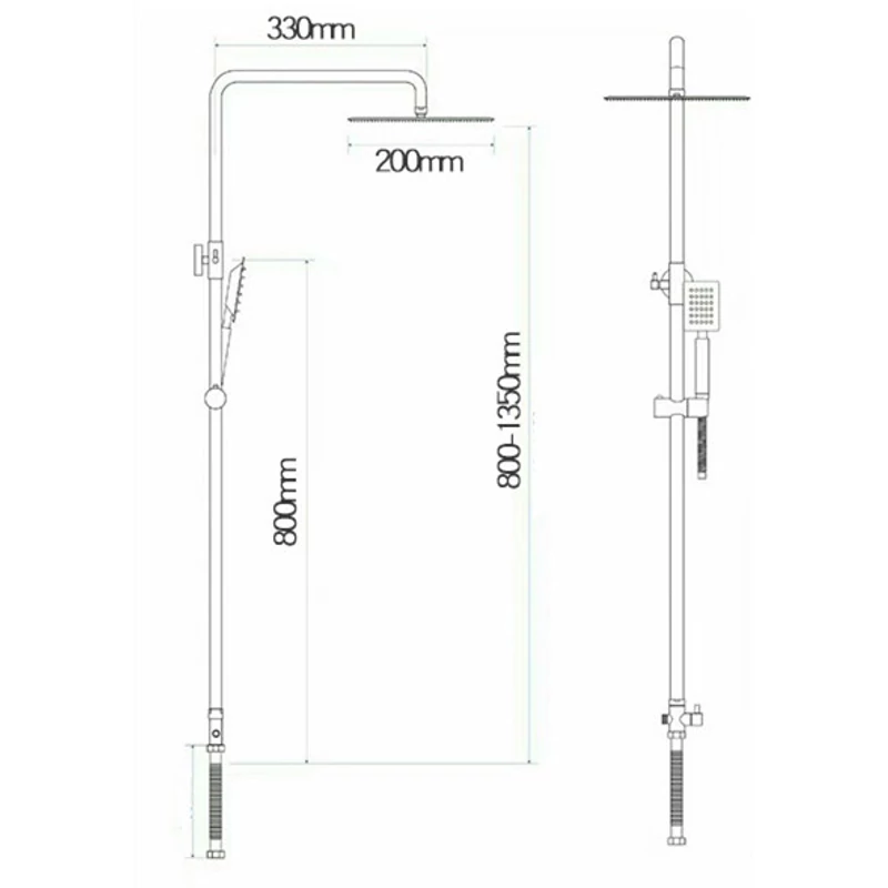 MAYA coloana termostatica de dus