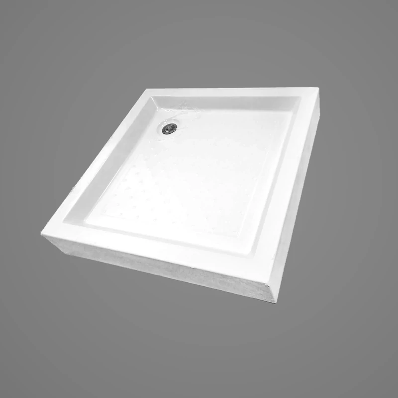 EVA 90x90x14 cm Cădiță de duș pătrat acril, cu sifon inclus 