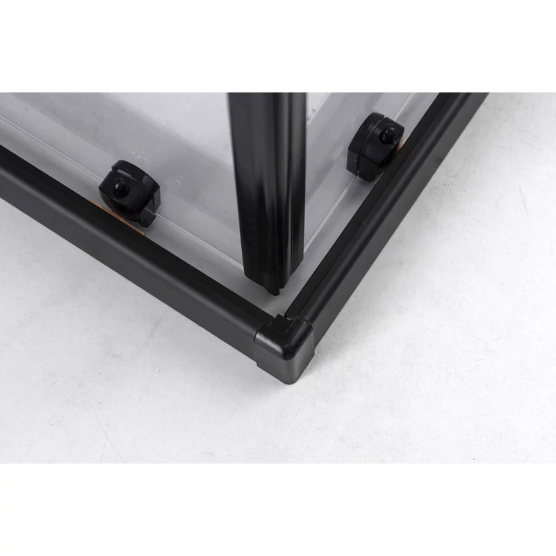 Toulon 6mm Black Cabină de duș 70*70 190cm