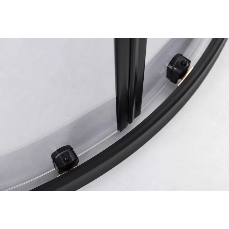 Avignon 6mm Black curbată Cabină de duș 70*70 190cm