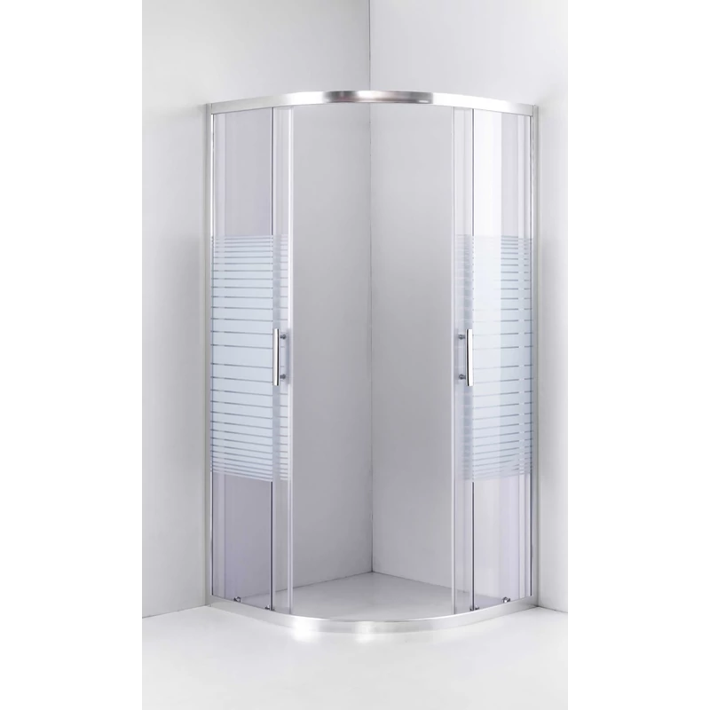 Avignon 6mm White curbată Cabină de duș 70*70 190cm
